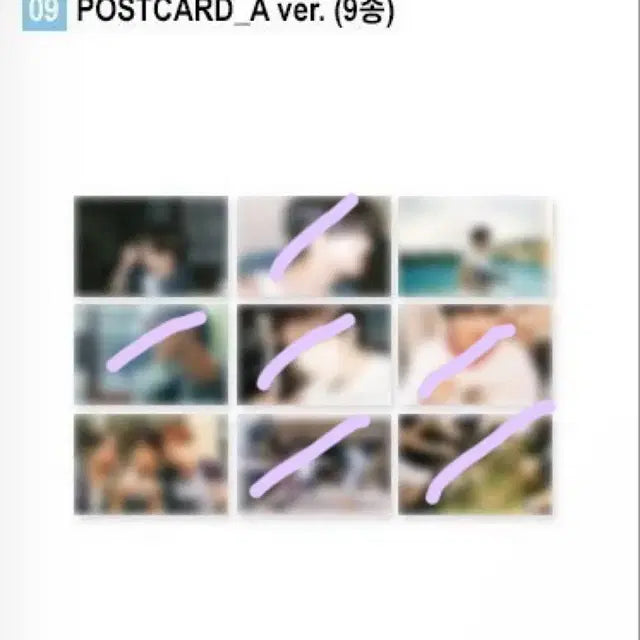 위시 전시회 엽서 (미개봉)