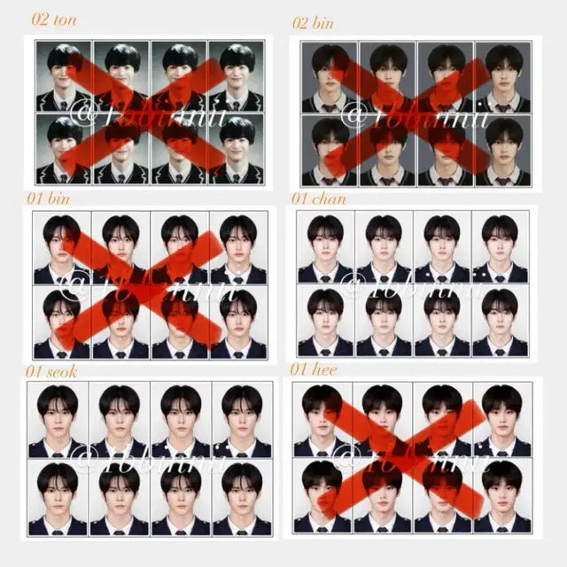 라이즈 증명사진 증사 스티커 비공굿 판매 쇼타로은석성찬원빈소희앤톤