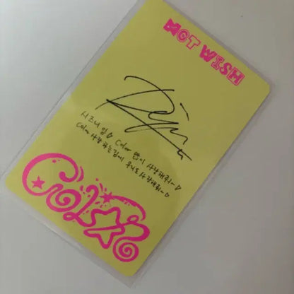 엔시티위시 컬러 쥬얼 료 포카