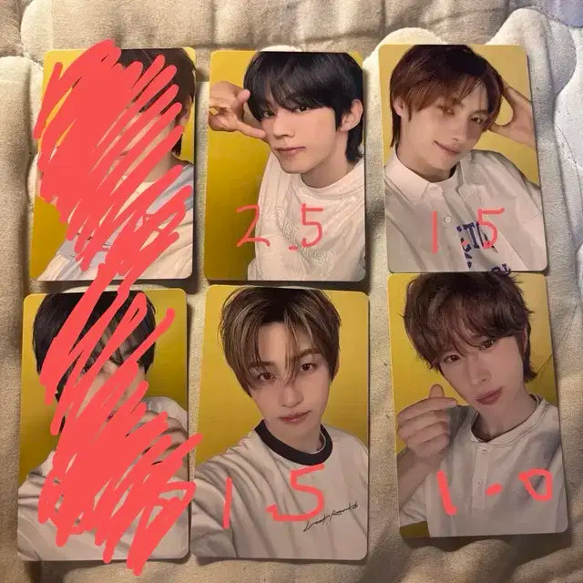 투어스 데님 포토카드 일본 콘서트 신유 도훈 영재 지훈 경민