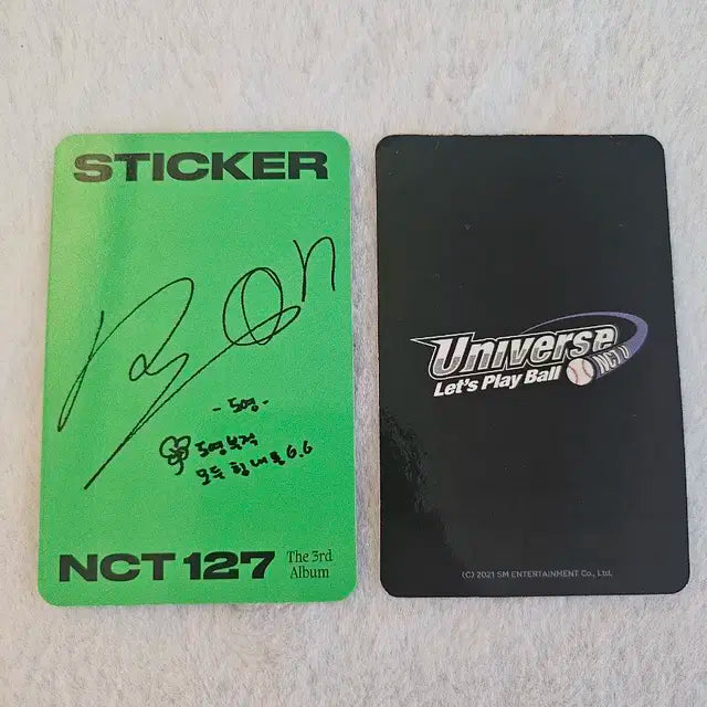 엔시티 도영 스티커 도영 유니버스 포토카드 일괄 도영 포토카드 양도