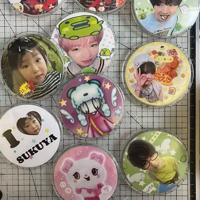 엔시티 위시 비공굿 핀버튼 뱃지 주문제작