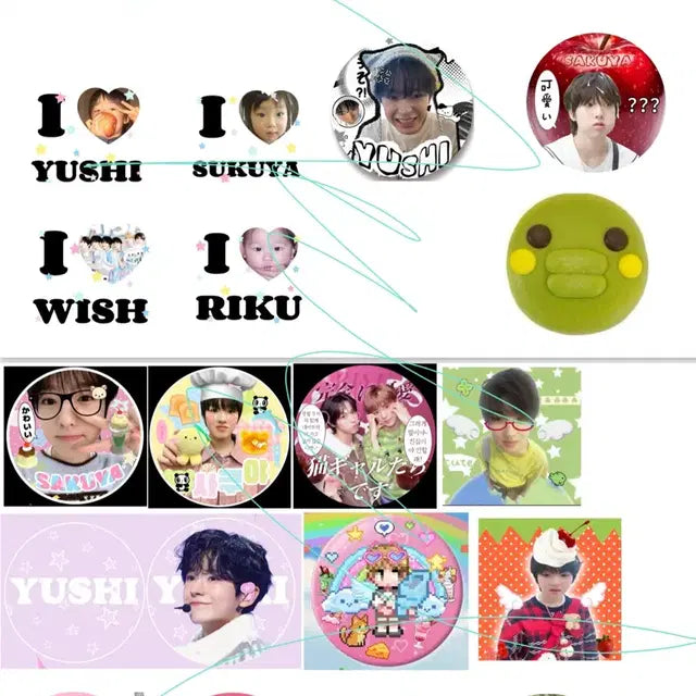 엔시티 위시 비공굿 핀버튼 뱃지 주문제작