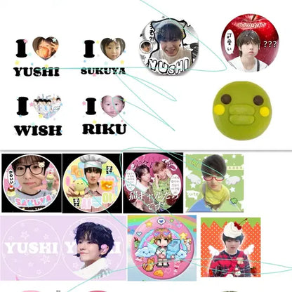 엔시티 위시 비공굿 핀버튼 뱃지 주문제작