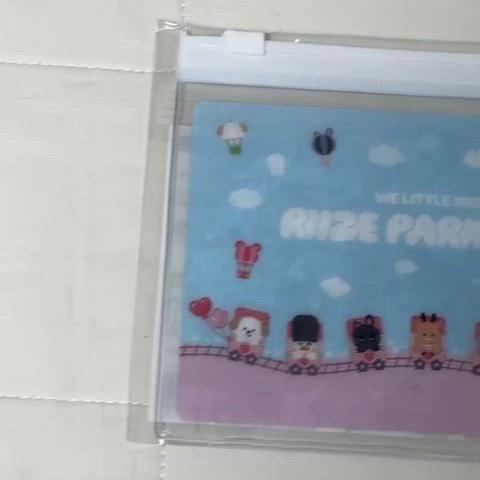 (미개봉) 라이즈 일본 카페md 슬라이드 파우치 스티커 세트