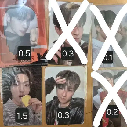 에이티즈 포토카드 홍중 민기 우영 종호