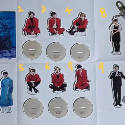 방탄소년단 BTS 아크릴스탠드 , 키링