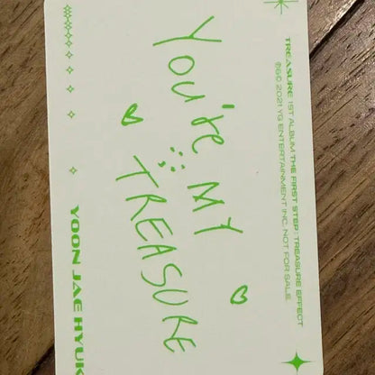 트레저 재혁 공식 포카