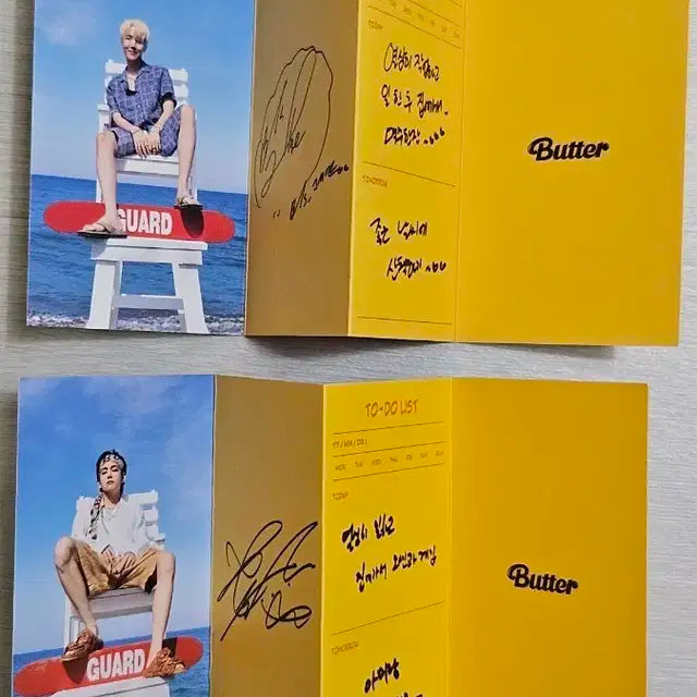 방탄소년단 버터 메세지 포카