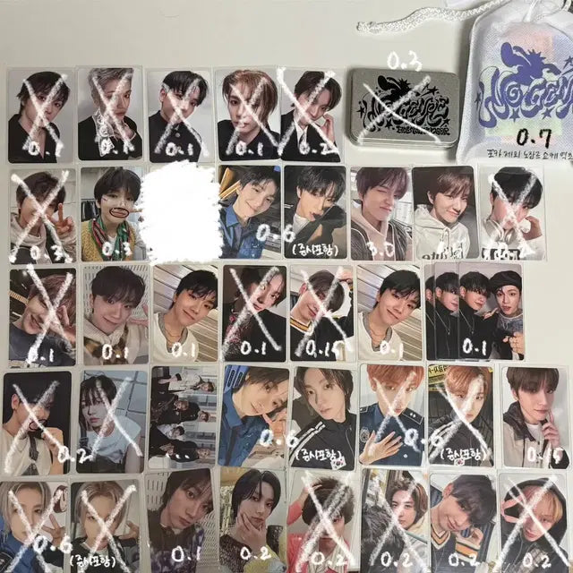 보넥도 굿즈 처분 성호 리우 재현 태산 이한 운학 포카양도 원더스틱