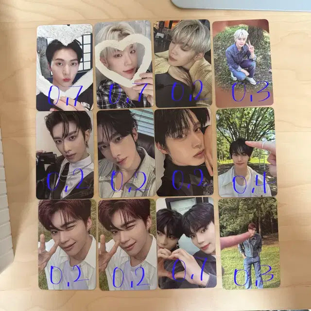 제베원 한유진 석매튜 김태래 리키 박건욱 김규빈 김지웅 포카 판매