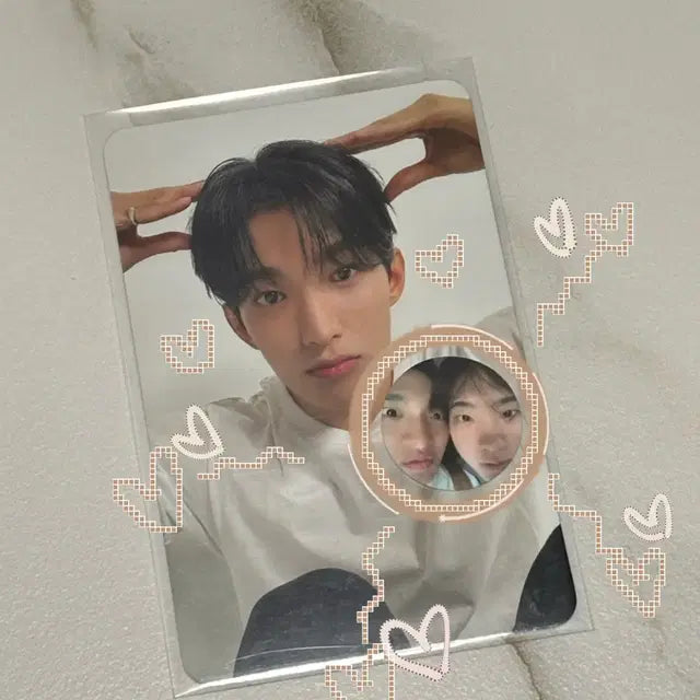 세븐틴 원형 얼굴 스티커