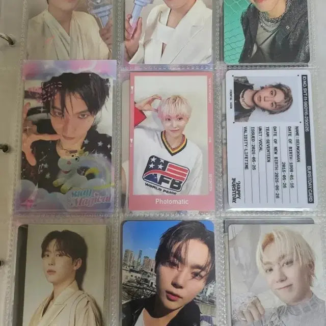 세븐틴 포카 판매합니다.