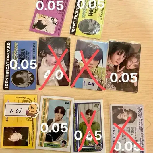 보이넥스트도어 보넥도 태산 운학 포카 판매