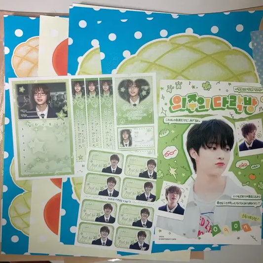 의주 앤팀 생일 특전 생카 안경쭈