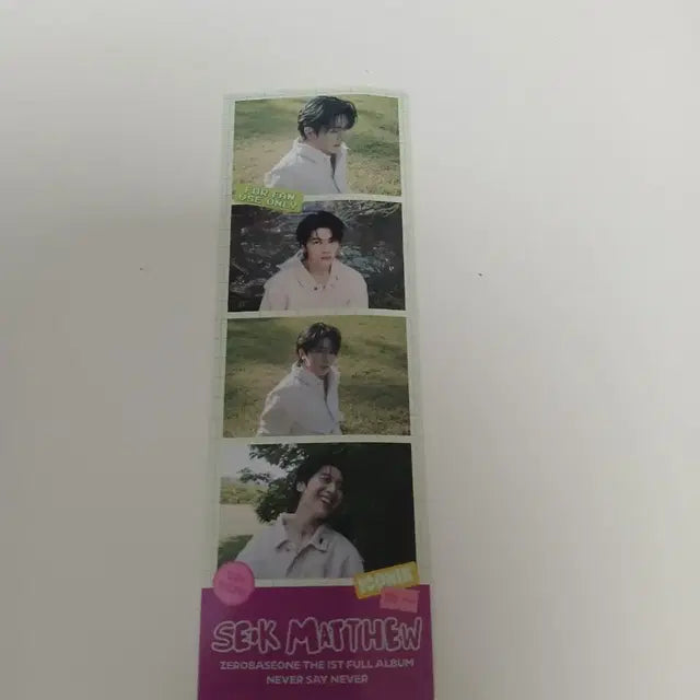 제로베이스원 제베원 석매튜 포카 엽서 등 세트 팝니다