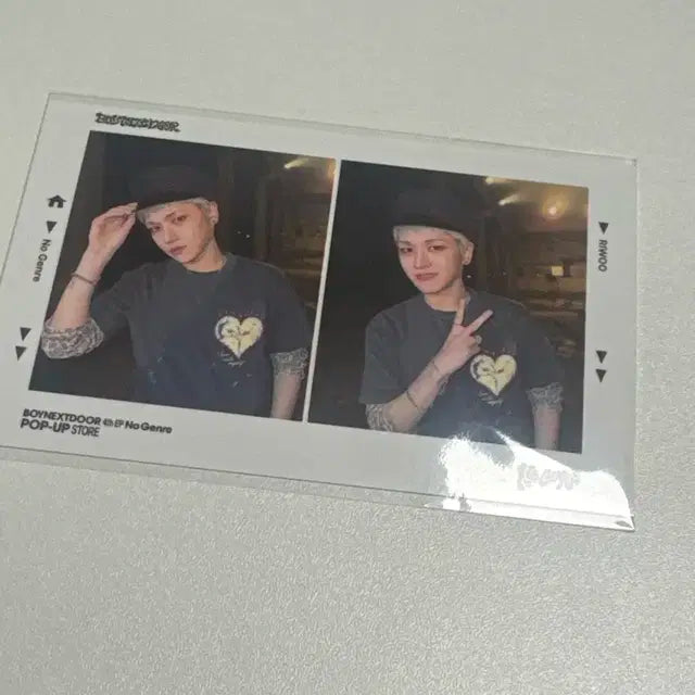 보이넥스트도어 리우 노장르 팝업 10만원 폴라 두컷사진 미개봉