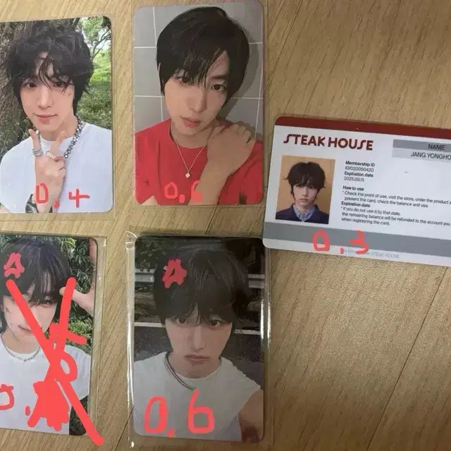 아이딧 앨범포카 쇼케 특전 양도 스스퀘 멤버십카드 백준혁 장용훈