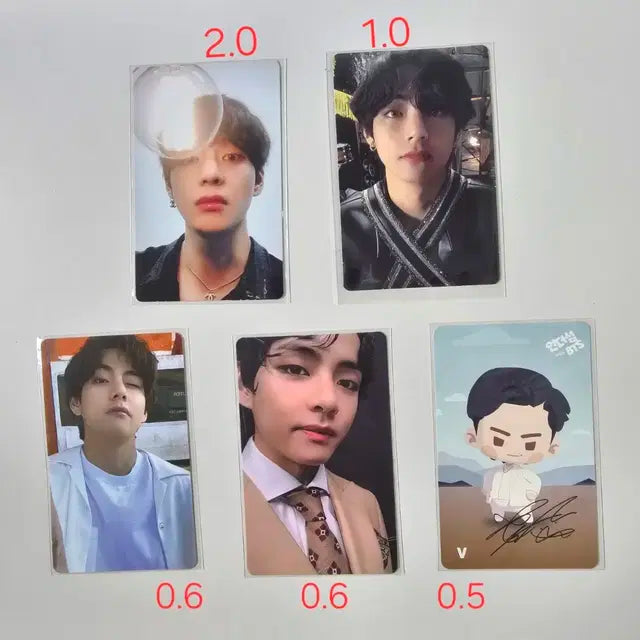 방탄소년단 뷔 태형 포토카드 포카 BTS V