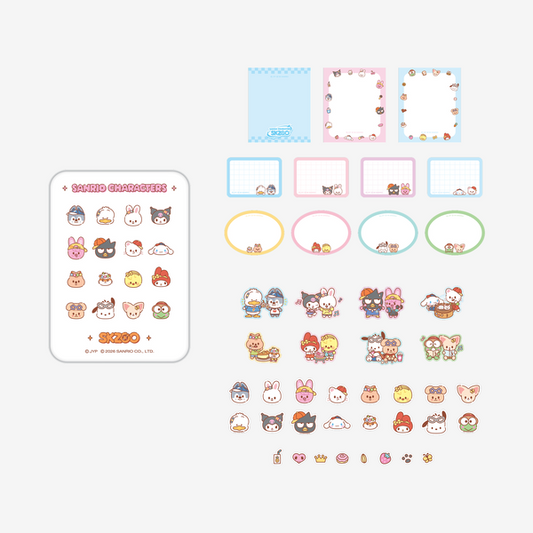 【PRE-ORDER】 STRAY KIDS - TIN CASE STICKY NOTE SET 【SKZOO X SANRIO PHOTOCARD EVENT 2026】