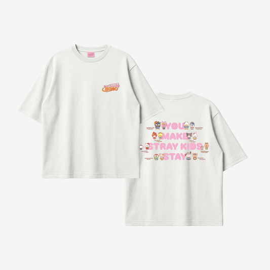 【PRE-ORDER】 STRAY KIDS - T-SHIRT (ONE SIZE) 【SKZOO X SANRIO PHOTOCARD EVENT 2026】