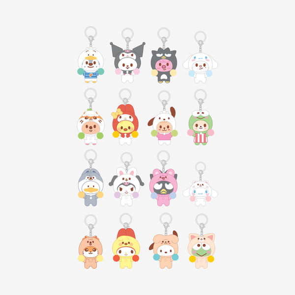 【PRE-ORDER】 STRAY KIDS - SECRET FLOCKED FIGURE KEYRING (CHEER UP Ver.) [RANDOM]【SKZOO X SANRIO PHOTOCARD EVENT 2026】