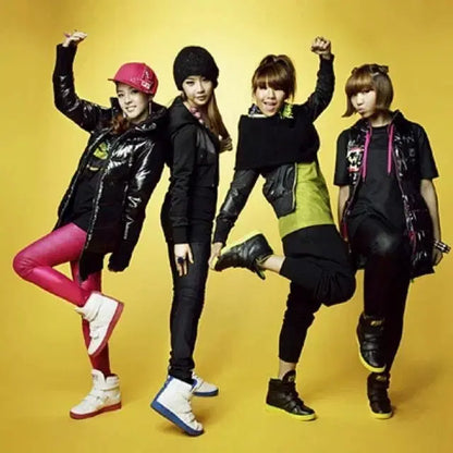 2ne1 FILA  콜라보 블랙잭 하이탑 스니커즈 23cm