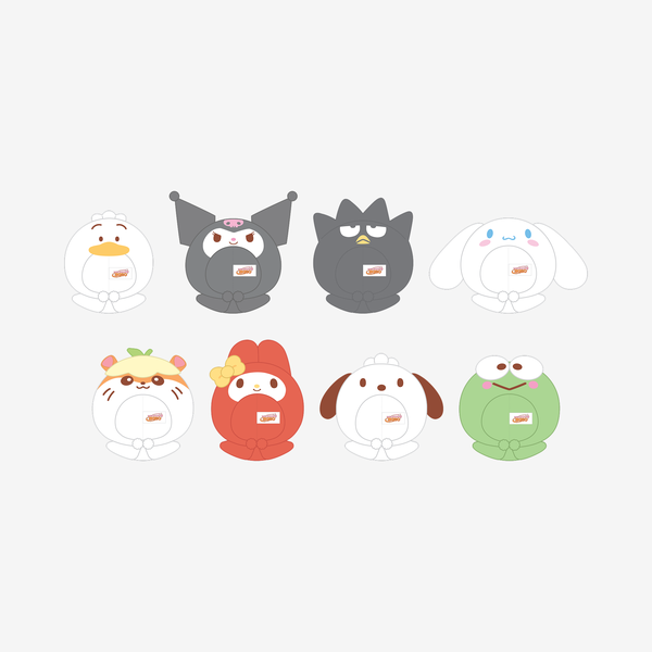 【PRE-ORDER】 STRAY KIDS - 10CM SKZOO PLUSH OUTFIT (SANRIO CHARACTERS Ver.)【SKZOO X SANRIO PHOTOCARD EVENT 2026】