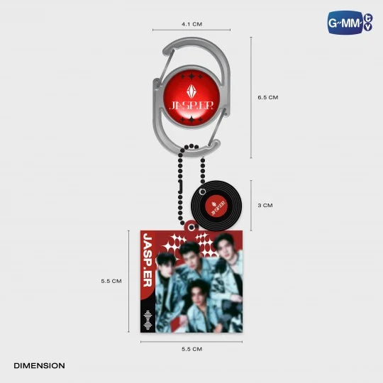 EUROPE GLOBAL PRE-ORDER GMMTV RISER CONCERT : THE FIRST RISE CARABINER KEYCHAIN T-SHIRT DOLL KEYCHAIN BOX SET LYKN LYKN, JASP.ER, FELIZZ, CLO’VER, Krist, Nanon, Win Metawin, Gemini, Fourth, Phuwin, Perth