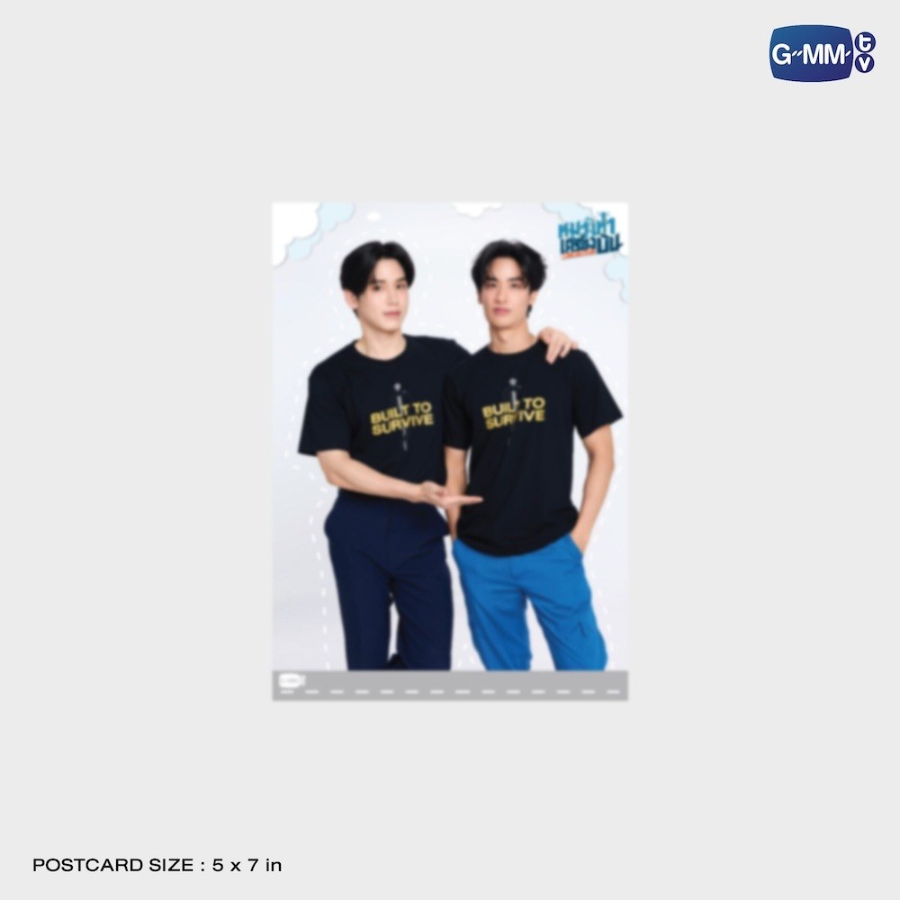 【PRE-ORDER】 GMMTV - BUILT TO SURVIVE RESCUE TEAM OFFICIAL T-SHIRT | A DOG AND A PLANE