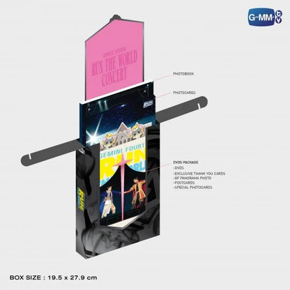 GMMTV - DVD BOXSET GEMINI FOURTH RUN THE WORLD CONCERT
