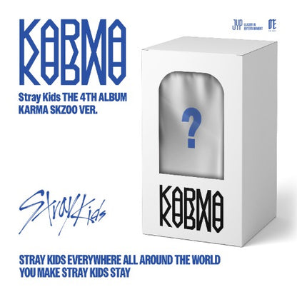 [PRE-ORDER] STRAY KIDS - 4th Full Album "KARMA" [SKZOO Ver.] + Pre-Order Benefit (Choose POB)