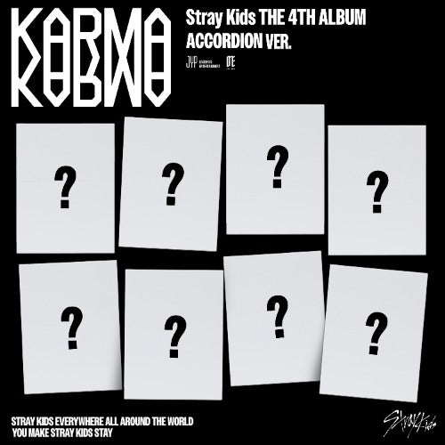 [PRE-ORDER] STRAY KIDS - 4th Full Album "KARMA" [Accordion Ver.] + Pre-Order Benefit (Choose POB)