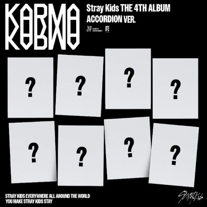 [PRE-ORDER] STRAY KIDS - 4th Full Album "KARMA" [Accordion Ver.] + Pre-Order Benefit (Choose POB)