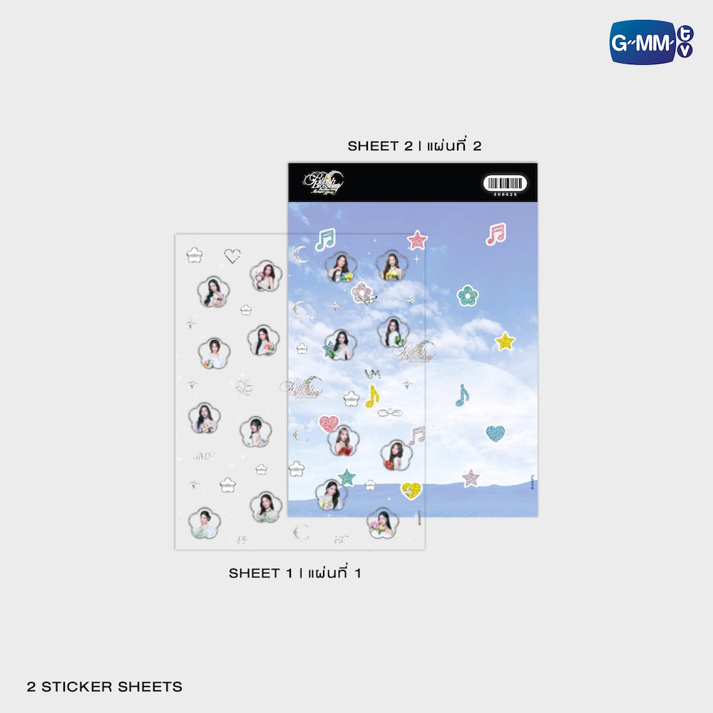 【PRE-ORDER】 GMMTV - TINY STICKER BLUSH BLOSSOM FAN FEST 2026 : MIDNIGHT BLOOM