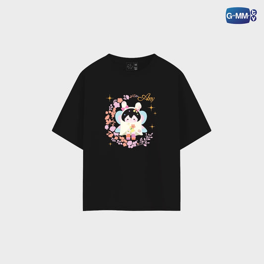 【PRE-ORDER】 GMMTV - ANY OFFICIAL T-SHIRT | BLUSH BLOSSOM FAN FEST 2026 : MIDNIGHT BLOOM
