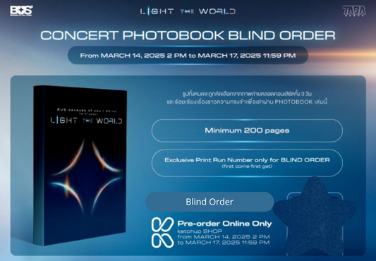 [PRE-ORDER] BUS - BUS LIGHT THE WORLD CONCERT PHOTOBOOK BLIND ORDER [200 Pages]