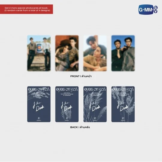 [PRE-ORDER ] GMMTV - EYES ON YOU | THE OFFICIAL PHOTOBOOK OF JOONGDUNK + FANSIGN A STAR IN MY MIND HIDDEN AGENDA SUMMER NIGHT THE HEART KILLERS DARE YOU TO DEATH