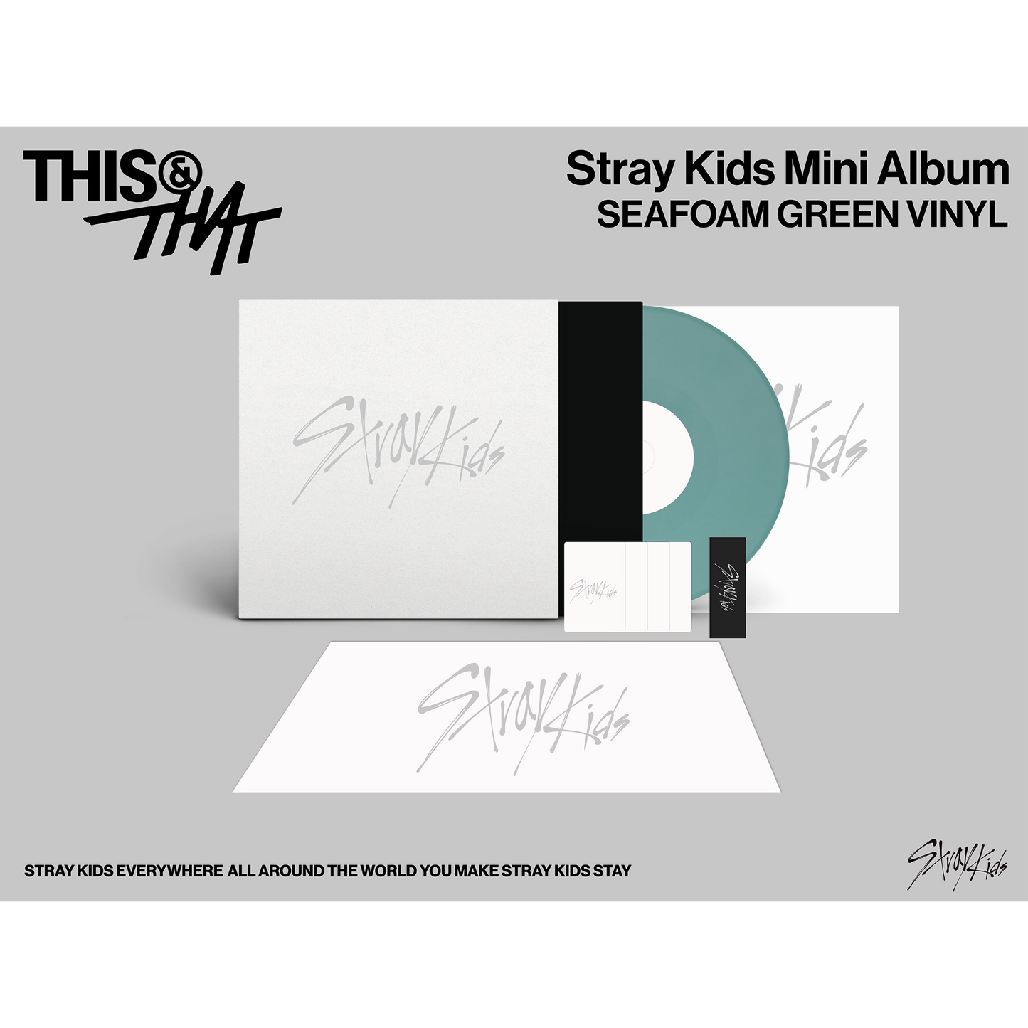 【PRE-ORDER】 STRAY KIDS - THIS & THAT SEAFOAM GREEN VINYL (D2C EXCLUSIVE)