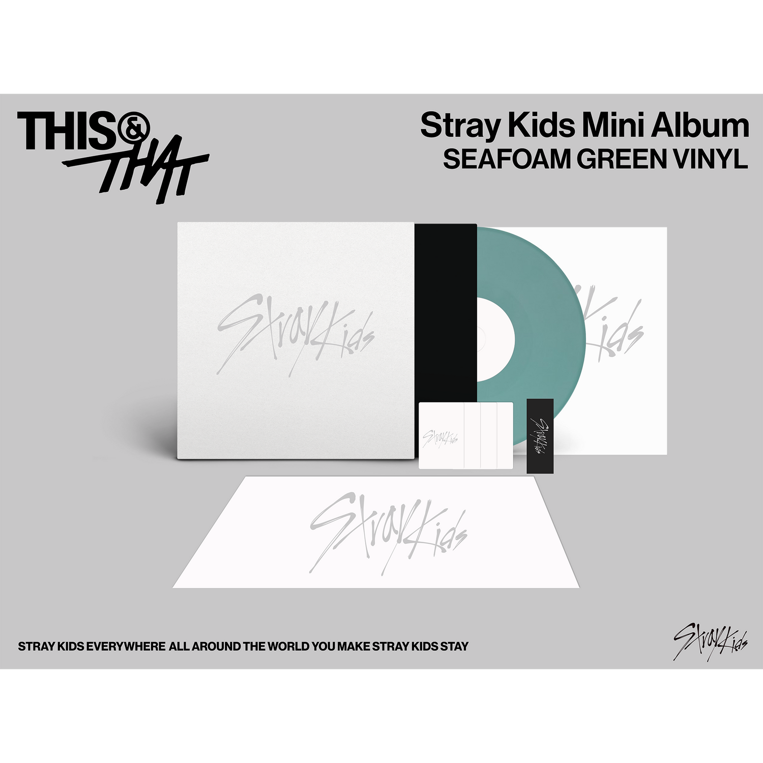 【PRE-ORDER】 STRAY KIDS - THIS & THAT SEAFOAM GREEN VINYL (D2C EXCLUSIVE)