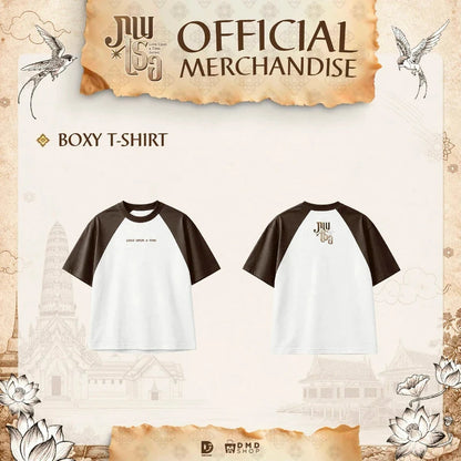 DMD Domundi Love Upon A Time Official Merchandise Boxy T Shirt boxy t shirt oversized t shirt clothing apparel fashion merch outfit GMMTV style Thai BL series DMD entertainment Domundi actors BL couple content romance drama fan merch collection photobook companion item event merchandise fan meeting goods collectible t shirt cotton shirt oversized fit streetwear fashion merch limited edition pre-order webshop online store web shop official merchandise fan merch collection gift store EU UK Europe USA shipping