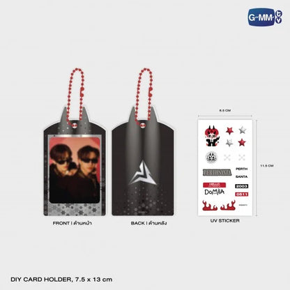 [PRE-ORDER] GMMTV - DOMIIA DIY ACRYLIC CARD HOLDER | PERTH SANTA TIME STOPPER FANCON (Special Bonus: 1 Perth – Santa Photocard)
