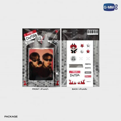 [PRE-ORDER] GMMTV - DOMIIA DIY ACRYLIC CARD HOLDER | PERTH SANTA TIME STOPPER FANCON (Special Bonus: 1 Perth – Santa Photocard)