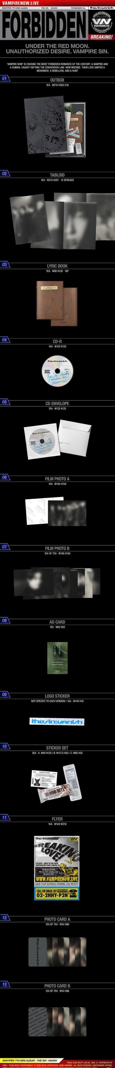 ENHYPEN is a South Korean boy group formed by BELIFT LAB in 2020 through the survival show I-LAND. The members are Heeseung, Jay, Jake, Sunghoon, Sunoo, Jungwon and Ni-Ki. Their discography includes the popular albums such as DARK BLOOD, ROMANCE : UNTOLD, and DESIRE : UNLEASH.