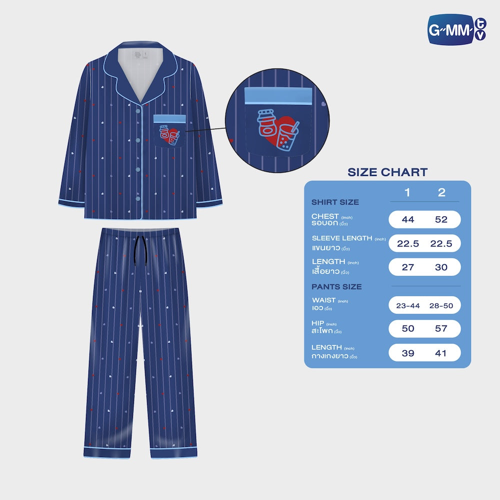 【PRE-ORDER】 GMMTV - LALWINE PAJAMAS | ENEMIES WITH BENEFITS