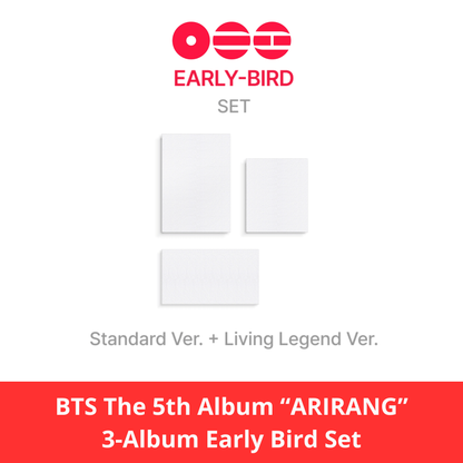 [PRE-ORDER] BTS - BTS The 5th Album “ARIRANG” 3-Album Set (Weverse Early-Bird Event)