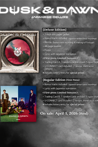 EUROPE PRE-ORDER GMMTV_LYKN_The_1st_ALBUM_DUSK_DAWN_JAPAN_DELUXE_REGULAR_EDITION_PRE-ORDER BENEFIT Thai BL T-Pop UK Worldwide BL LYKN OFFICIAL LIGHT STICK V.2 LYKYOU DOLL KEYCHAIN Lego William Tui Hong Nut WilliamEst Box Set Tour Concert