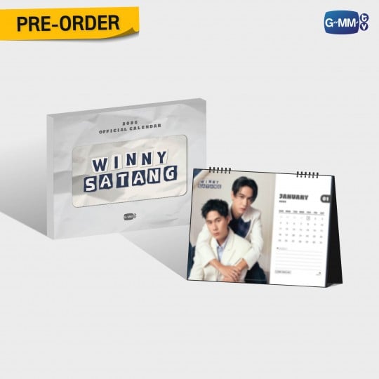 GMMTV - WINNYSATANG OFFICIAL CALENDAR 2026 + GMMTV GIFT (Exclusive