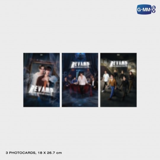 Europe UK Pre-Order Revamp The Undead Thai BL GMMTV DMD Domundi Noppanut Guntachai Boun Warut Chawalitrujiwong Prem Until We Meet Again Between Us Studio Wabi Sabi Revamp: The Undead Story pre-order photobook photocard paody doll keychain