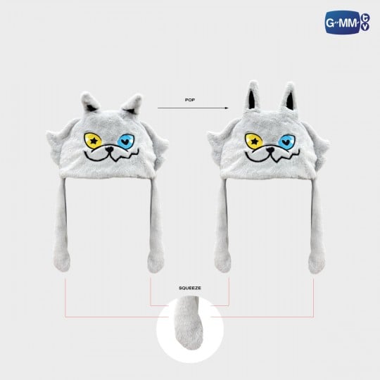 PRE-ORDER] GMMTV - LYKYOU FLUFFY EAR POP HAT【LYKN DUSK & DAWN